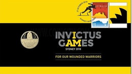 Invictus Games  • 2018 • Stamp And $1 Coin Cover - Otros & Sin Clasificación