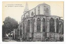 ENNEZAT  (cpa 63)  Abside De L'église   -  L 1 - Ennezat