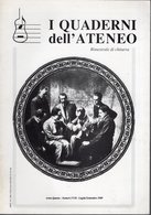 Revue De Musique -  I Quaderni Dell Ateneo N° 17-18 - 1989 - Muziek