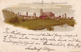 BAYERN 1902       ENTIER POSTAL  /GANZSACHE/POSTAL STATIONERY  CARTE POSTALE GRUSS AUS DINKELSBÜHL - Entiers Postaux