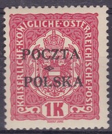 POLAND 1919 Krakow Fi 45I Mint Never Hinged Signed Mikstein (I-66) - Neufs