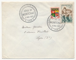 FRANCE - Enveloppe Affr Composé - Fêtes De Montchat (LYON) 1962 - Cachets Commémoratifs