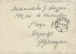 1923- Lettre De MOSCOU Pour La France -affr. Inflation  à 800 Roubles  Y&T N° 195 X 4 - Lettres & Documents