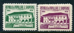 ALBANIA 1960 First Normal School MNH / **  Michel 607-08 - Albanie