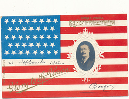 Glory To The Union, American Flag, Embossed Card - Presidenten