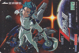 Carte Prépayée Japon - MANGA - GUNDAM - Science Fiction Jeu Video - Animation Anime Game Lagare Card - 11890 - BD