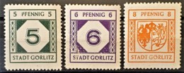 SOWJETISCHE BESATZUNGSZONE 1945 - MNH - Mi 1-3 - Stadt Görlitz - Other & Unclassified