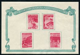 ALBANIA 1959 Liberation Anniversary Block.MNH / **  Michel Block 5 - Albanie