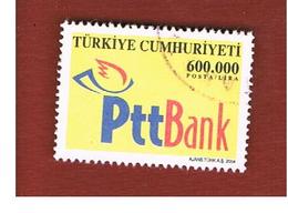 TURCHIA (TURKEY)  -  MI 3369  -  2004  PTT BANK       - USED - Oblitérés