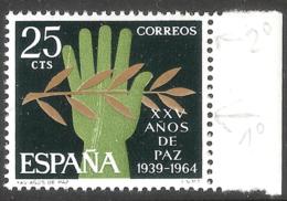 XXV AÑOS DE PAZ - AÑO 1964 - Nº EDIFIL 1576itc - VARIEDAD - Variedades & Curiosidades