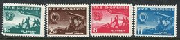 ALBANIA 1958 People's Army MNH / **  Michel 568-71 - Albania