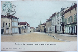 PLACE DE L'HÔTEL DE VILLE ET RUE AUDIFFRED - MONTIER En DER - Montier-en-Der