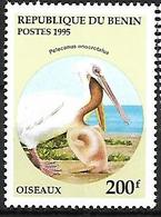 BENIN - MNH 1995 -    Great White Pelican  -  Pelecanus Onocrotalus - Pelikane