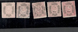TURKEY1876:Lot With Mh*&used Isfila91,93,99(Michel22,24,27) - Other & Unclassified