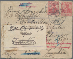 Französisch-Indochina: 1906, Incoming Cover From Düsseldorf/Germany "19.6.06", Addressed To A Member - Covers & Documents