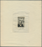 Französisch-Indochina: 1943, Seamen 0,50 $ + 1 $ C. Riviere Single Die Proof/Epreuve De Luxe/Ministe - Lettres & Documents