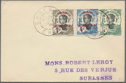 Französisch-Indochina - Postämter In Südchina: Canton, 1906, Indochina Envelope 5 C. Uprated 1 C., 4 - Otros & Sin Clasificación