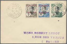 Französisch-Indochina - Postämter In Südchina: Kouang-cheou, 1906, Indochina Envelope 5 C. Uprated 1 - Altri & Non Classificati