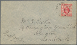 Hongkong - Treaty Ports: Foochow: 1902/07, KEVII. Stationery Card 4 C. Red Canc. "FOOCHOW B FE 3 11" - Otros & Sin Clasificación