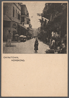 Hongkong - Ganzsachen: 1896 (ca.), Card QV 1 C. Green W. On Reverse Printed Picture "CHINATOWN, HONG - Ganzsachen