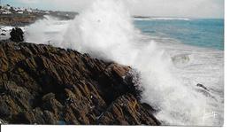 FINISTERE-PLOZEVET-PLOUHINEC Tempête Sur La Côte De Porc Poulhan.....MB - Plouhinec