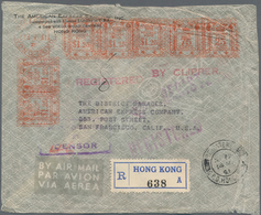 Hongkong - Besonderheiten: 1940/41, Universal Midget-meter Mark Covers, All Registered Covers From A - Altri & Non Classificati