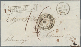 Indien - Vorphilatelie: 1827: Three Covers From Calcutta To Europe, Carried By Different Ships, With - ...-1852 Prephilately