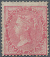 Indien: 1856 QV 8a. Pale Carmine, No Wmk, Mounted Mint With Part Original Gum And Hinged Marks, A Fr - 1852 Sind Province