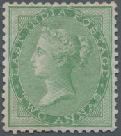 Indien: 1856-64 UNISSUED 2a. Yellow-green, Unused Without Gum, Fresh And Fine. (SG For Mint: £3750) - 1852 Provincie Sind