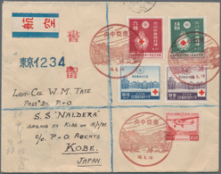 Japan: 1935, Red Cross Conference Set And Air Mail 9 1/2 S. Tied Landscape Postmark "Tokyo Central 1 - Sonstige & Ohne Zuordnung