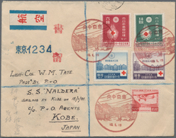 Japan: 1935, Red Cross Conference Set And Air Mail 9 1/2 S. Tied Landscape Postmark "Tokyo Central 1 - Otros & Sin Clasificación