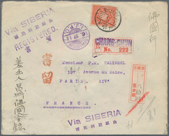 Japanische Post In Korea: 1899, Kiku 20 S. Canc. Korea Type "Daelanok 3.5.2" (May 2, 1914) To Regist - Franchise Militaire