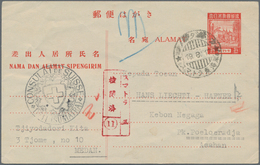 Japanische Besetzung  WK II - NL-Indien / Sumatra / Dutch East Indies: 1944/45, Three Stationery Car - Indonesia