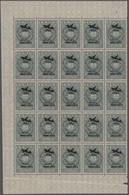 Jemen: 1954, Provisionals, Overprint "airplane And Year Dates" On The 5b. Definitive Of 1930, 25 Cop - Yemen