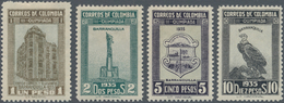 Korea-Nord: 1946, 50 Ch. Greyish Green, A Right-margin Block Of 10 (5x2), Unused No Gum As Issued. - Corea Del Nord