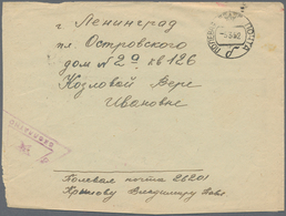 Korea-Nord: 1952/53, Sovjet Military Mail FPO Covers From North Korea To Leningrad W. Censormarks An - Corea Del Nord