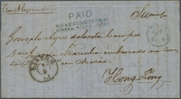 Macau: 1861. Stampless Envelope Written From Lisbon Dated '1st Feb 1861' Addressed To A 'Portuguese - Autres & Non Classés