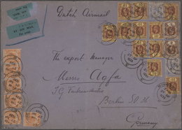 Malaiische Staaten - Straits Settlements: 1933: Large Size (250x178 Mm) Cover From Singapore To Agfa - Straits Settlements