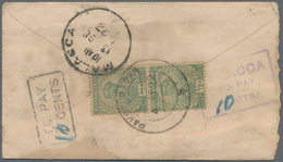 Malaiische Staaten - Malakka: 1922 "MALACCA/TO PAY/8 CTS." Postage Due H/s In Violet (Proud UP11) Wi - Malacca