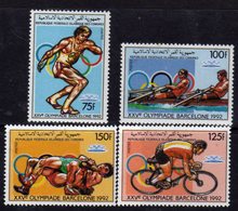 Comores N° 464 / 67 XX  Jeux Olympique D' été  1992 à Barcelone, Les 4 Valeurs Sans Charnière, TB - Comoren (1975-...)