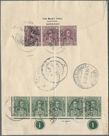 Malaiische Staaten - Sarawak: 1926 Registered Cover From Kuching To Budapest, Hungary Via Italy, Fra - Altri & Non Classificati