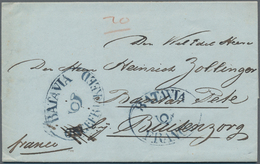 Niederländisch-Indien: 1844, Entire Letter From Batavia To Buitenzorg, On The Frontside Oval "BATAVI - Niederländisch-Indien