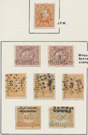 Niederländisch-Indien: 1878 (ca.), J. P. Moquette Security Marks On Willem (3, Inc. "J.P.M.") Or Num - Netherlands Indies