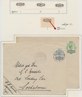 Niederländisch-Indien: 1930 (ca.), Envelopes 12 1/2 Ct./20 Ct. Green With Surcharge Type I Unused Mi - Netherlands Indies