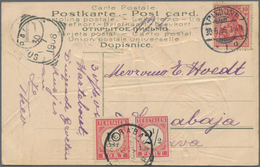 Niederländisch-Indien - Portomarken: 1906, Postcard From Rixdorf Germany To Soerabaja Netherlands-In - Indie Olandesi