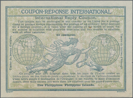 Philippinen: 1907. International Reply Coupon 24 Centavos (Rome Type). Collector's Item From Archive - Filippijnen