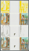 Thailand: 1996. Progressive Proof (9 Phases Inclusive Original) In Horizontal Gutter Pairs For Two 3 - Tailandia