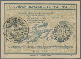 Thailand - Ganzsachen: 1914/1948 Three Intern. Reply Coupons (IRC) Used, With 1914 IRC Used Chiengma - Thaïlande