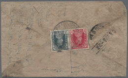 Tibet: 1942/47, India P.o. In Tibet, Three Covers To Nepal: 1 A., 3 P. Tied "PHARIJONG 15 FEB 42"; 1 - Andere-Azië