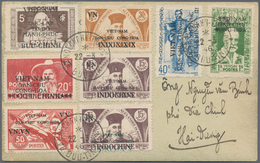 Vietnam-Nord (1945-1975): 1945/46, Ovpts. 1st Series 5 C., 2nd Series 15 C. Both Ovpts, 20 C.-1 P. T - Vietnam